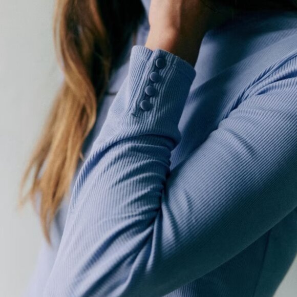 Sezane Felix Jumper in Sky Blue (Sz Med) - Picture 2 of 5